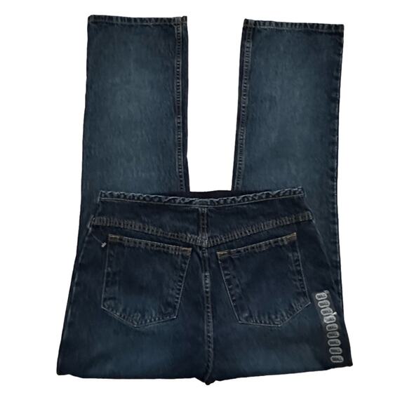 Motherhood Maternity Jeans Pants Dark Blue Wash Straight Leg Denim Small NEW - Picture 7 of 12